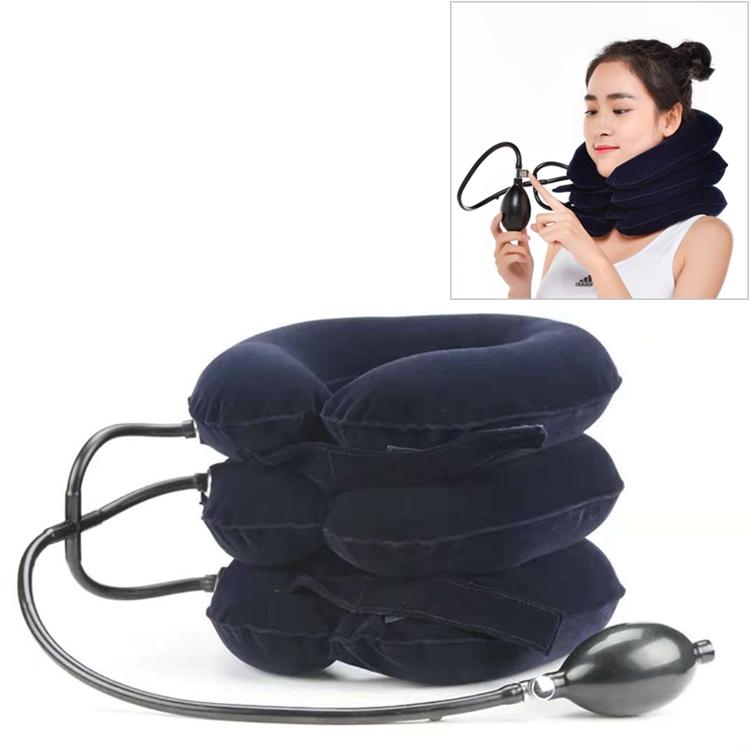 Full Cashmere Cervical Traction Instrument Neck Massage & Support - Blue Tristar Online