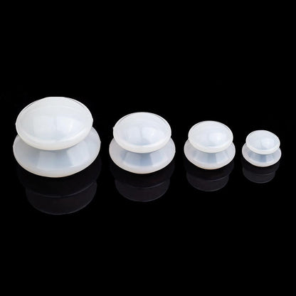 4-Piece Silicone Cupping Therapy Set For Body Massage - Blue Tristar Online