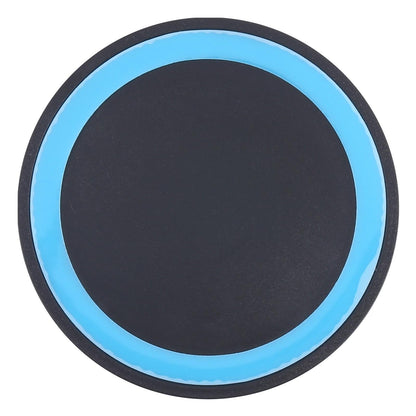 Universal 5W Round Wireless Charger - Black + Blue Tristar Online