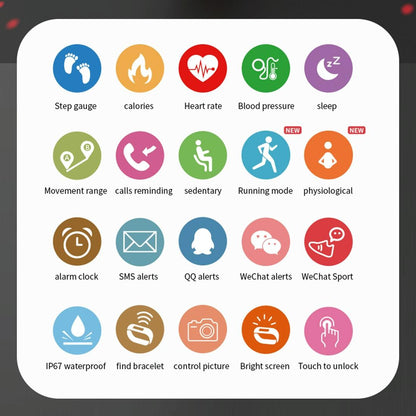 Waterproof Touch Screen Smartwatch - Ipx67 - Purple Tristar Online