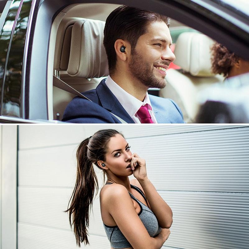Wireless Tws Bluetooth V5.0 Earphones with Drawer Type S2 Design - Red Tristar Online