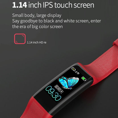 Waterproof Touch Screen Smartwatch - Ipx67 - Red Tristar Online
