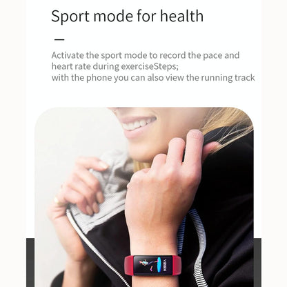 Waterproof Touch Screen Smartwatch - Ipx67 - Red Tristar Online