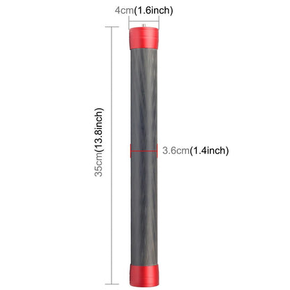 35cm Carbon Fiber Monopod Extension for Gimbal - Red Tristar Online