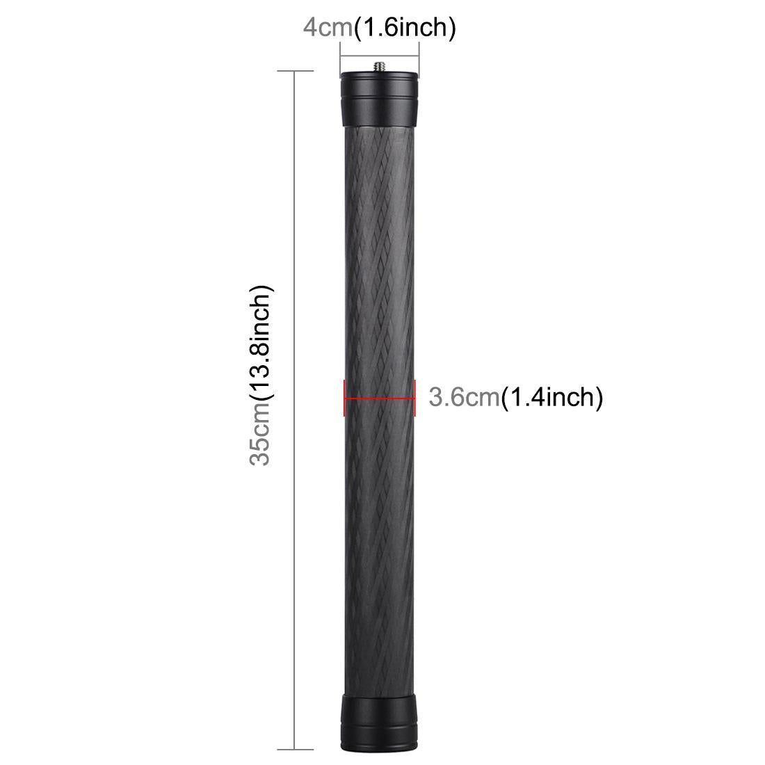 35cm Carbon Fiber Monopod Extension for Gimbal - Red Tristar Online