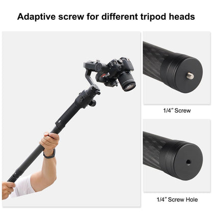35cm Carbon Fiber Monopod Extension for Gimbal - Red Tristar Online