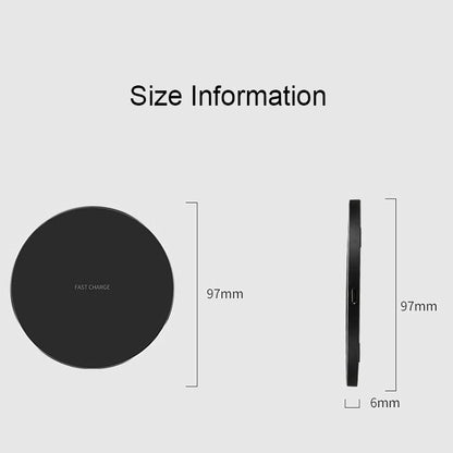 Ultra Thin Wireless Fast Charging Pad - Black Red Tristar Online