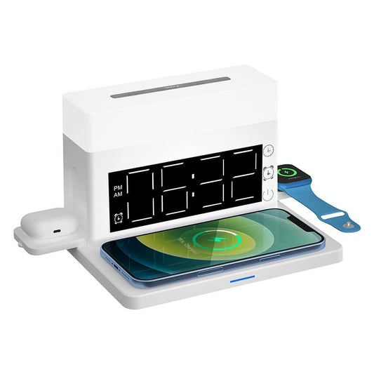 6 In 1 Wireless Charger N65 Multifunction - White Tristar Online