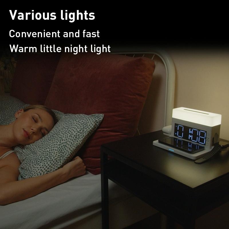 6 In 1 Wireless Charger N65 Multifunction - White Tristar Online