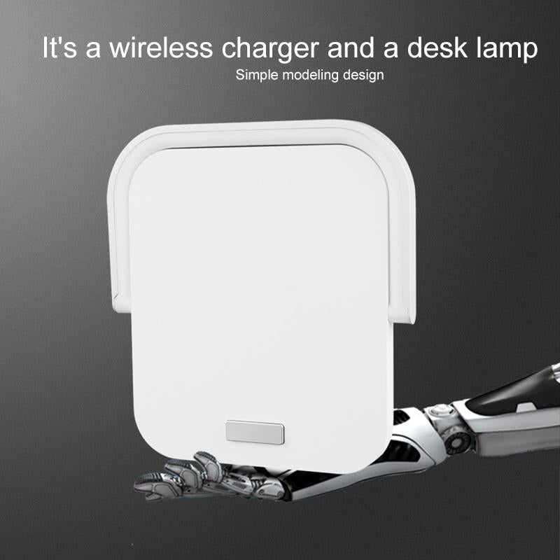 Portable Wireless Charger Led Desk Lamp White Tristar Online