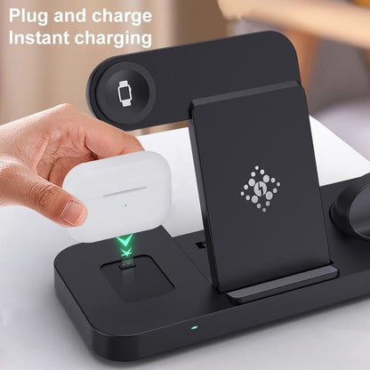 6 In 1 Foldable Vertical Wireless Charger - White Tristar Online