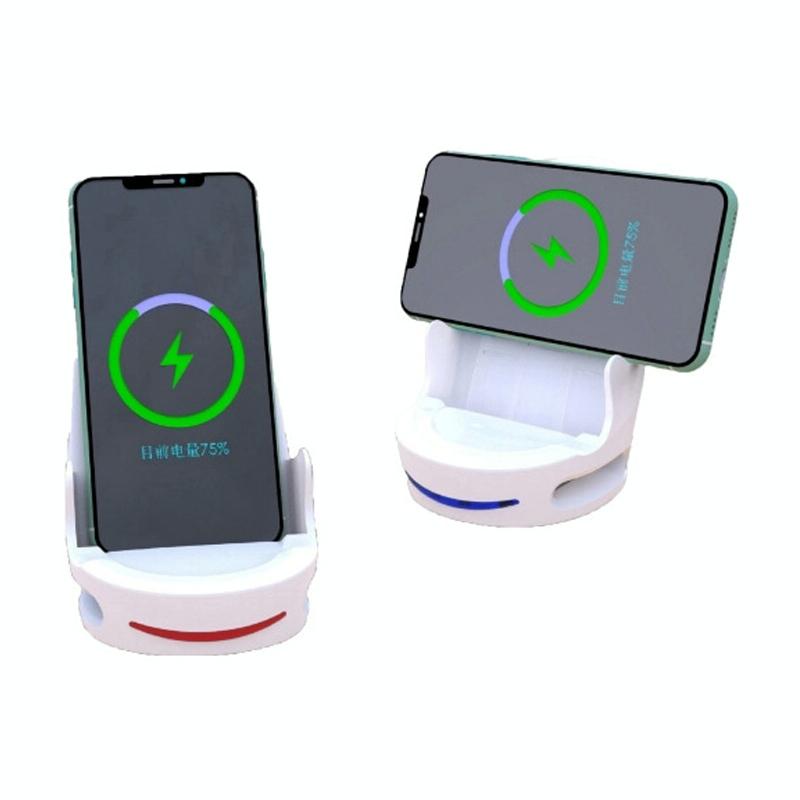 15W Magnetic Wireless Charger Stand For Sofa Phone - White Tristar Online
