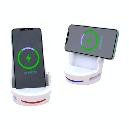 15W Magnetic Wireless Charger Stand For Sofa Phone - White Tristar Online