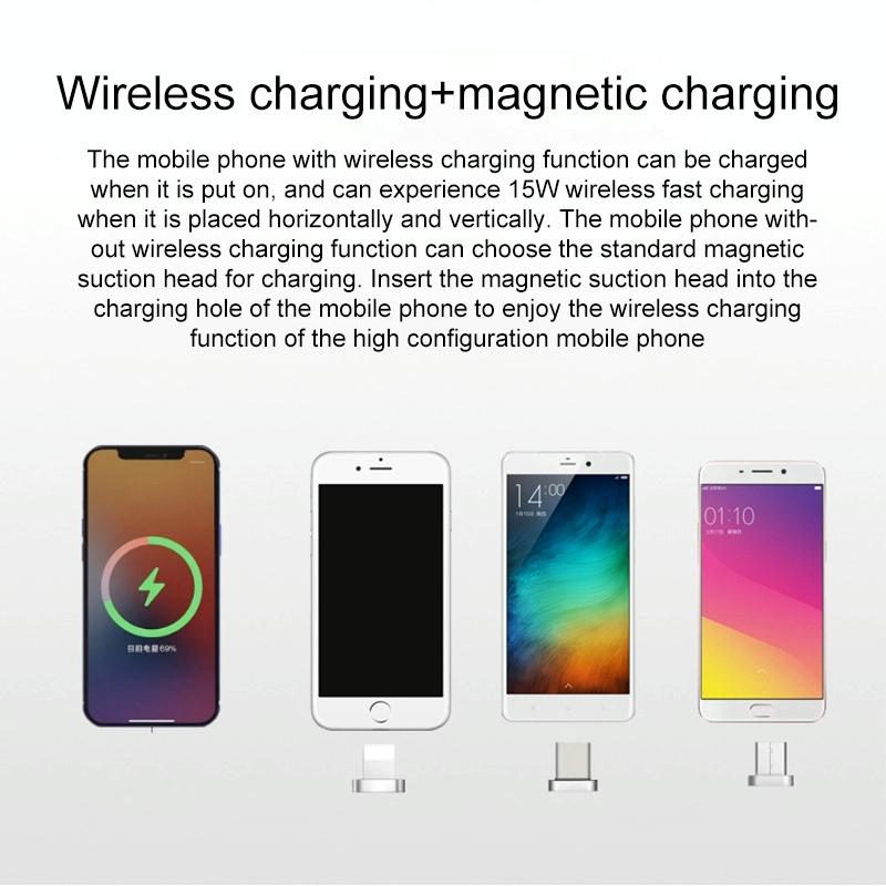 15W Magnetic Wireless Charger Stand For Sofa Phone - White Tristar Online