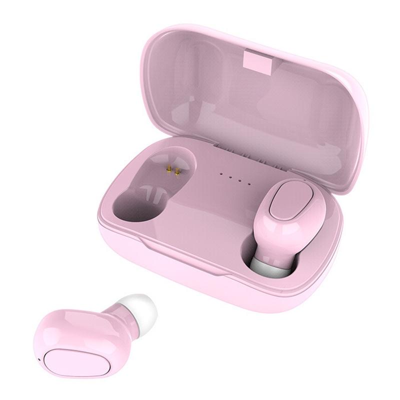 Wireless Bluetooth Earphones with 9d Sound and Charging Box - White Tristar Online