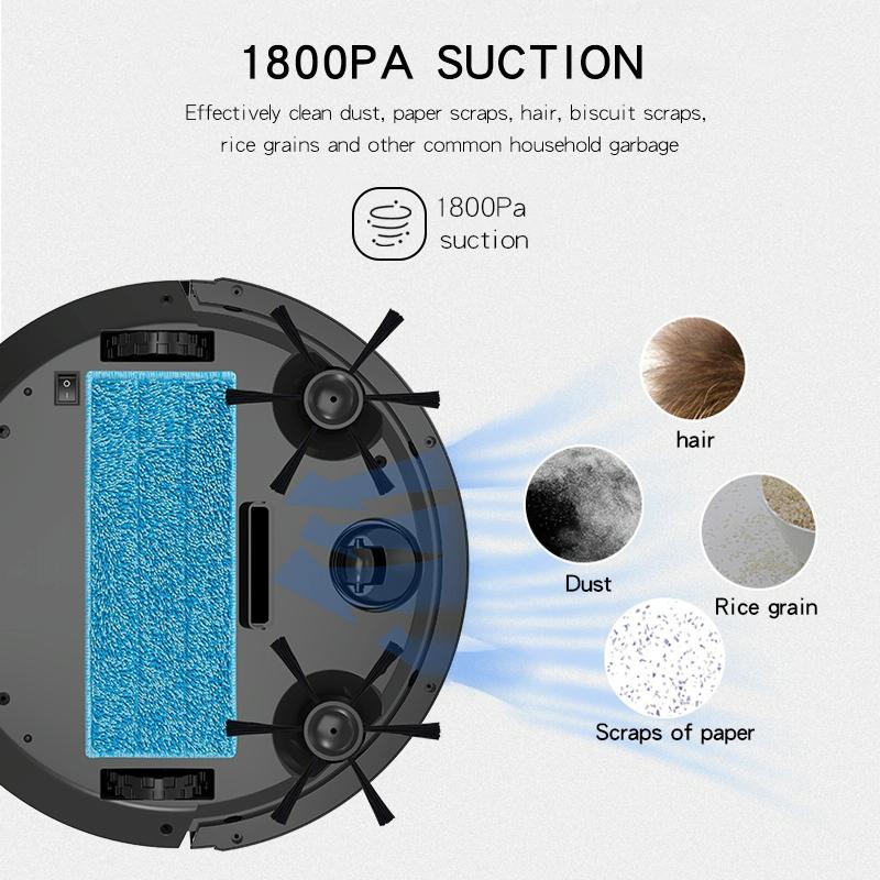 Smart Path-charging Sweeping Robot for Household - White Tristar Online