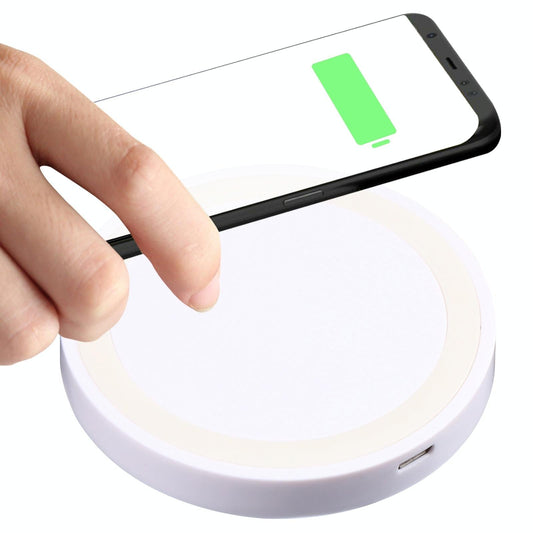 Universal 5W Round Wireless Charger - White Tristar Online