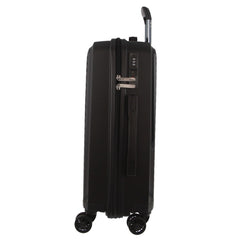 Pierre Cardin Inspired Milleni Hardshell 3-Piece Luggage Bag Set Travel Suitcase - Black