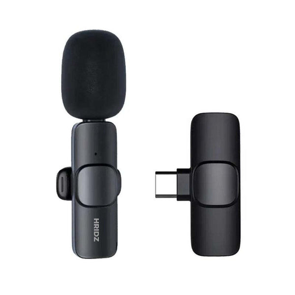 Hridz K9 Wireless Rechargeable 1 in 1 Type-C Microphone For Podcast Recording Interview Tristar Online