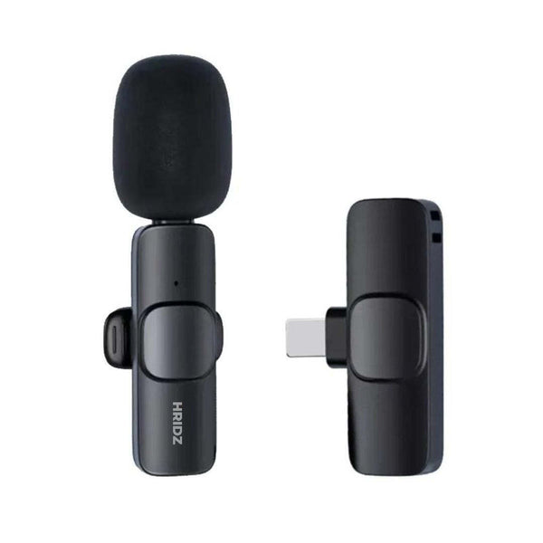 Hridz K9 Wireless Rechargeable 1 in 1 Microphone For Lightning Port Devices Recording Interview Tristar Online