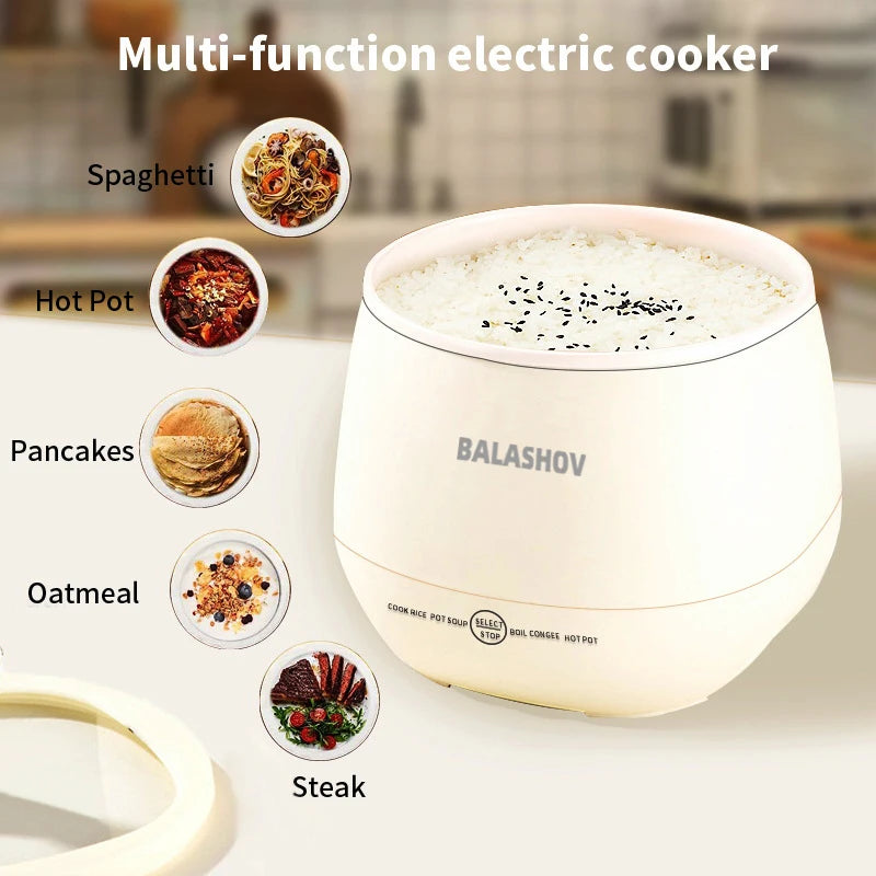 NNEOBA 1.8L Multifunctional Electric Mini Rice Cooker Tristar Online