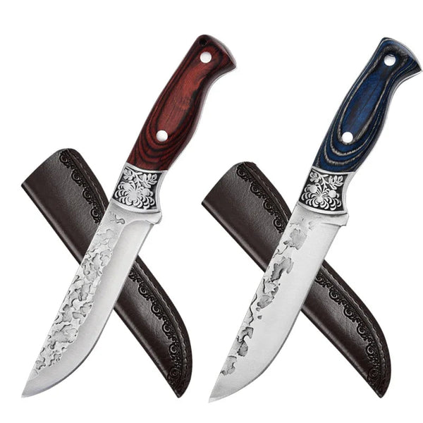 NNEOBA Forged Cleaver Kitchen Chef Knife -  With Cover (2pcs) Tristar Online