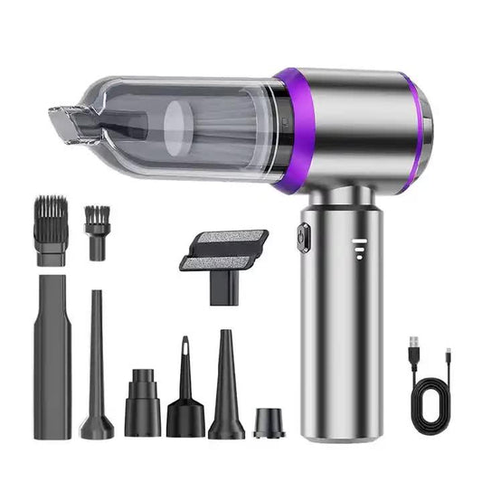 Silver Purple ST-6653Plus Cordless Handheld Vacuum Cleaner - 16000PA Suction, 2000mAh Battery, Type-C Rechargeable Tristar Online