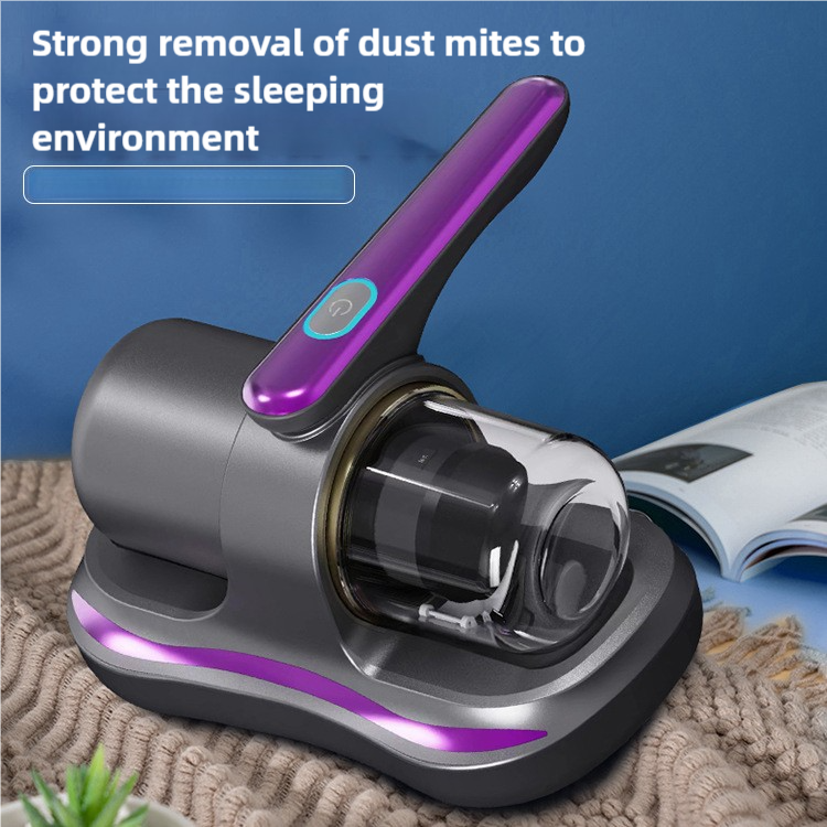 Blue Handheld Dust Mite Vacuum Cleaner - Cordless, High Suction Power, USB Rechargeable Tristar Online