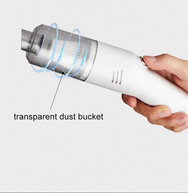 White Wireless Portable Vacuum Cleaner - Handheld Mini Car Vacuum for Wet & Dry Use, Pet Hair Remover, Lightweight Home Cleaner Tristar Online