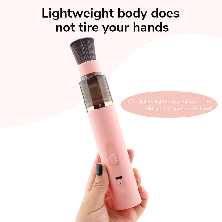 Pink Mini Portable Wireless Dust Vacuum Cleaner, Powerful and Long-Lasting Handheld Vacuum for Makeup Tables, Powder, and Dust Tristar Online