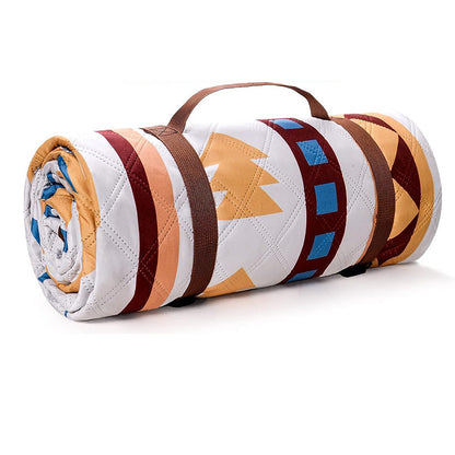 Portable Traditional Pattern Picnic Mat - Lightweight , 200x200cm, with Storage Bag Tristar Online