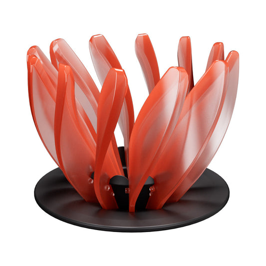 V60 Pour Over Coffee Dripper - Heat Resistant Brew Filter Cone - Orange(Black Base) Tristar Online