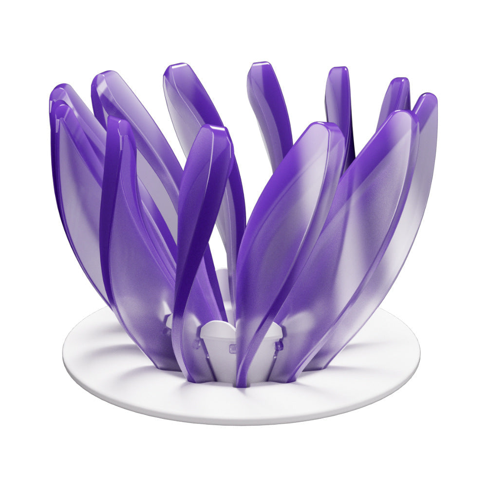 V60 Pour Over Coffee Dripper - Heat Resistant Brew Filter Cone - Purple(White Base) Tristar Online