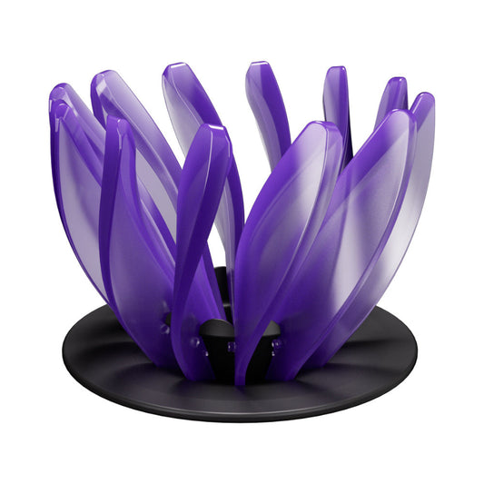 V60 Pour Over Coffee Dripper - Heat Resistant Brew Filter Cone - Purple(Black Base) Tristar Online