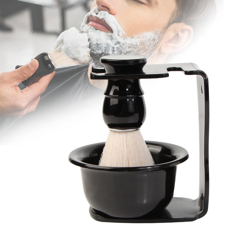 2 PCS Men's Shaving Brush Set with Lathering Bowl and Stand - Professional Beard Grooming Kit for Wet Shaving Tristar Online