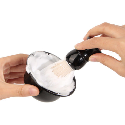 2 PCS Men's Shaving Brush Set with Lathering Bowl and Stand - Professional Beard Grooming Kit for Wet Shaving Tristar Online