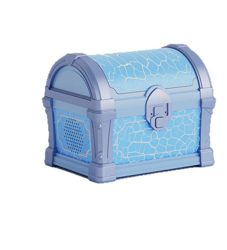Treasure Chest Projection Lamp with Bluetooth Speaker and Mood Light, Blue Tristar Online