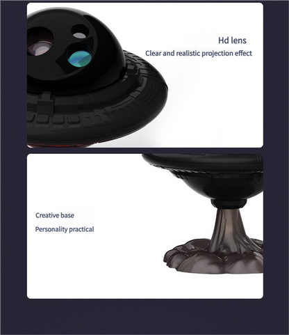 Flying Saucer Starry Sky Projection Lamp - Ambient Mood Light Tristar Online