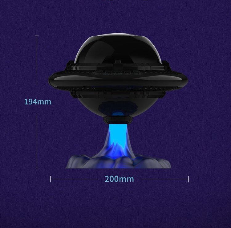 Flying Saucer Starry Sky Projection Lamp - Ambient Mood Light Tristar Online