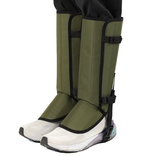 Outdoor Anti-Snake Bite Leg Guards - Hiking Camping Knee Protectors, Snow Shoe Covers, Leg Sleeves, Green Tristar Online