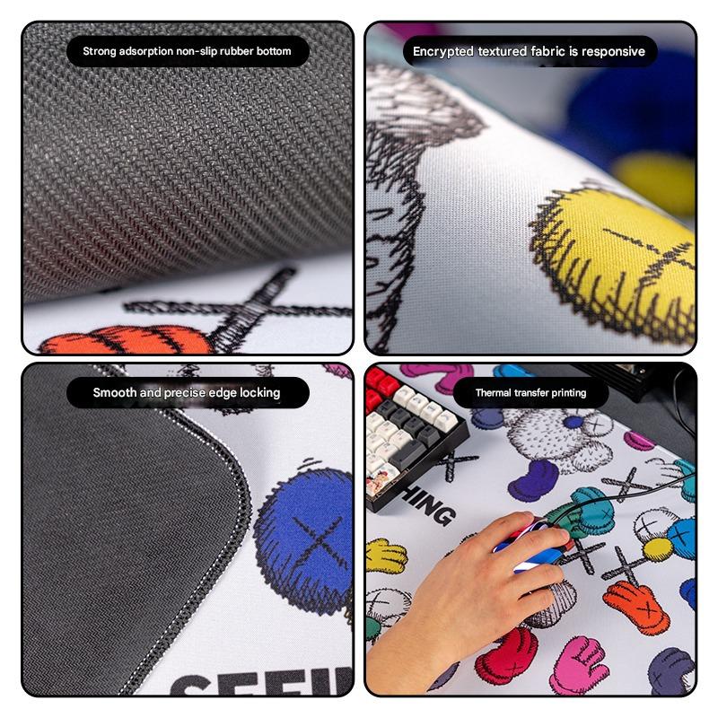 Oversized Cartoon Desk Pad - 80x30cm Mouse Mat, Non-Slip Base (Style 1) Tristar Online