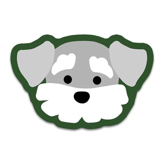 2 Pcs Style 6 Grey and Green Puppy pattern Cartoon Pet Feeding Mat for Cats & Dogs - Absorbent Diatom Mud Splash-Proof Mat, Easy to Clean Tristar Online