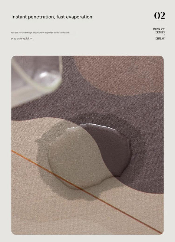 2 Pcs Style 9 Yellow Puppy pattern Cartoon Pet Feeding Mat for Cats & Dogs - Absorbent Diatom Mud Splash-Proof Mat, Easy to Clean Tristar Online