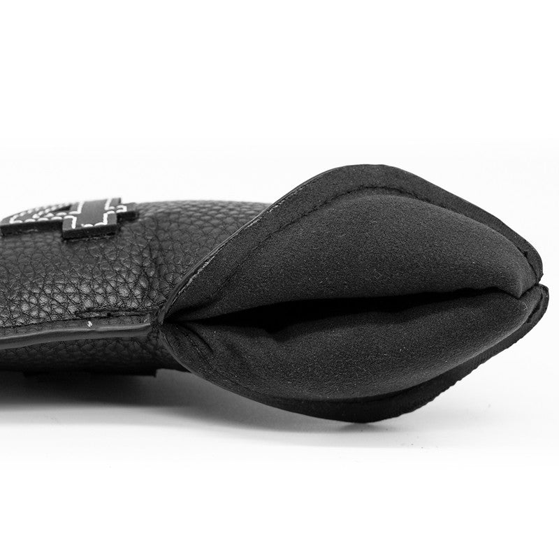 Black Golf Iron Head Covers Set of 10 - Waterproof PU Leather Club Protectors with Embroidered Numbers (3-9, P, A, S) Tristar Online