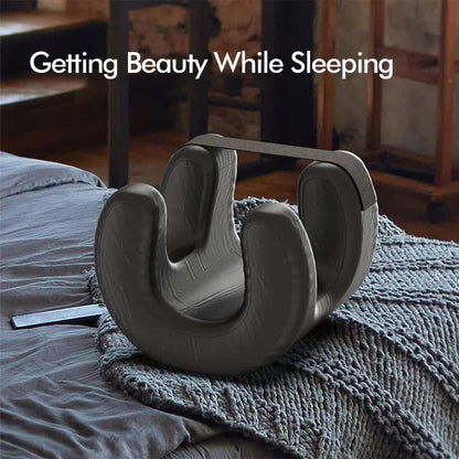 Black Beauty Sleep Pillow - Contoured Memory Foam Pillow for Face & Neck Support Tristar Online