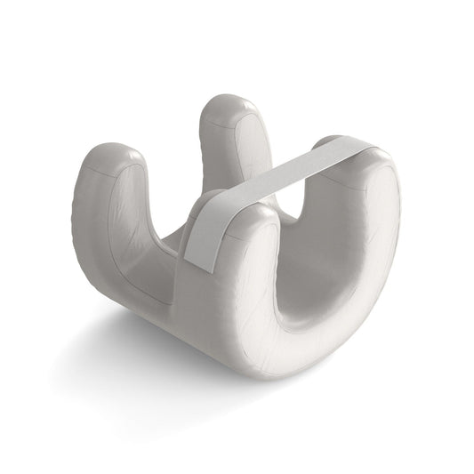 White Beauty Sleep Pillow - Contoured Memory Foam Pillow for Face & Neck Support Tristar Online