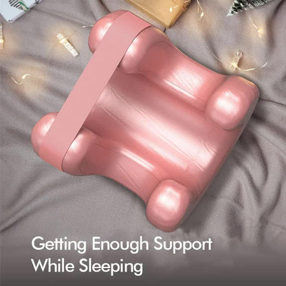 White Beauty Sleep Pillow - Contoured Memory Foam Pillow for Face & Neck Support Tristar Online