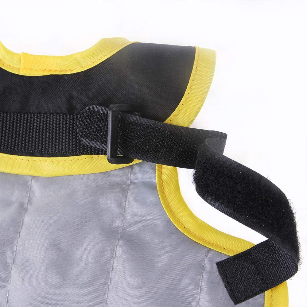 4 Pcs Black High Visibility Chicken & Duck Safety Vest - Reflective Poultry Jacket Tristar Online