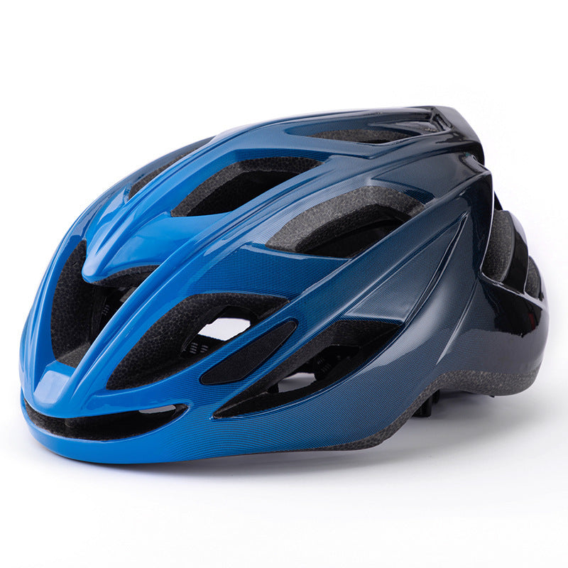 Dark Blue And Black Gradient Lightweight Adult Bicycle Helmet - Adjustable Fit Road & Mountain Bike Safety Headgear (57-62cm) Tristar Online