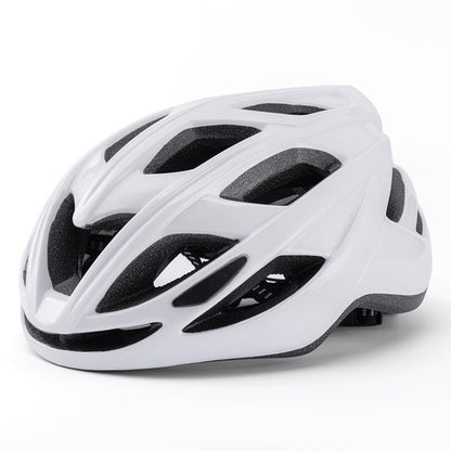 White Lightweight Adult Bicycle Helmet - Adjustable Fit Road & Mountain Bike Safety Headgear (57-62cm) Tristar Online